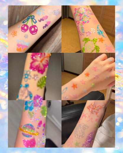 Bulk Order DIY Glitter Tattoos