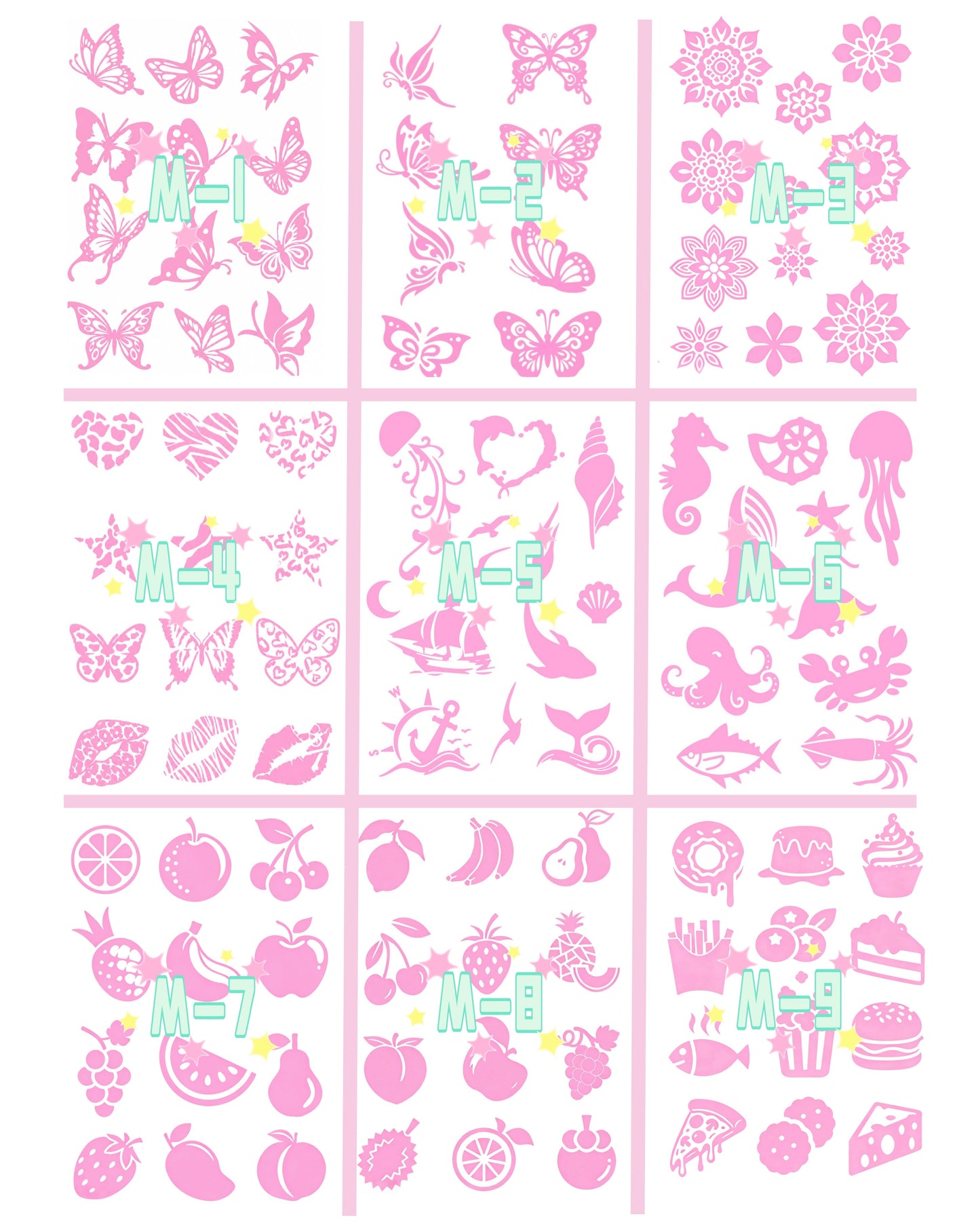 Bulk Order DIY Glitter Tattoos