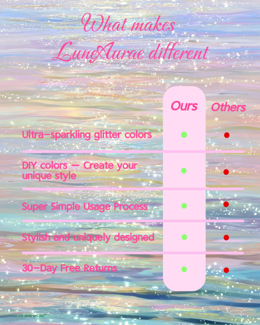 1 Sheet DIY Glitter Tattoos-A series