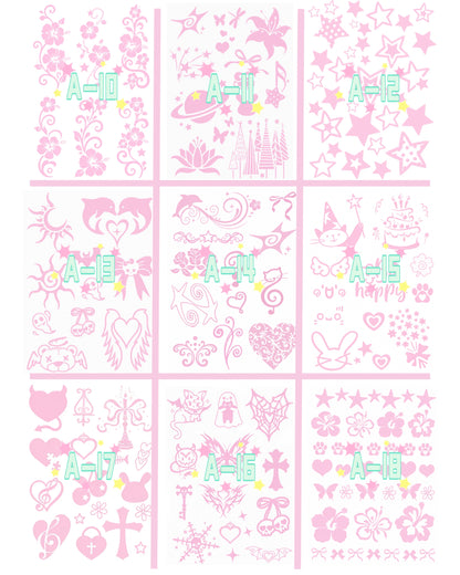 Bulk Order DIY Glitter Tattoos