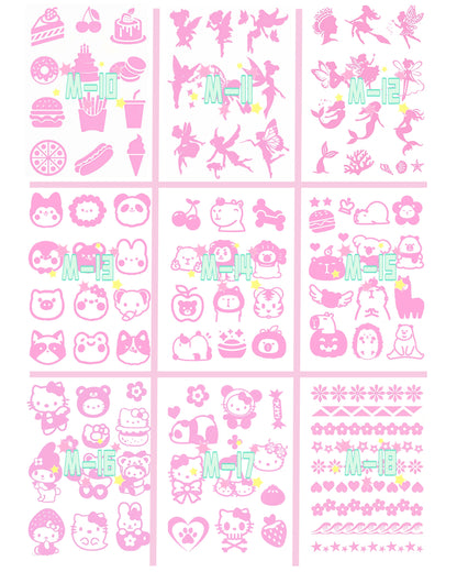 Bulk Order DIY Glitter Tattoos
