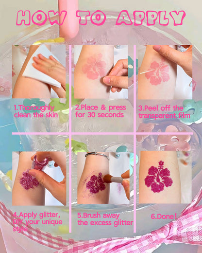 Bulk Order DIY Glitter Tattoos