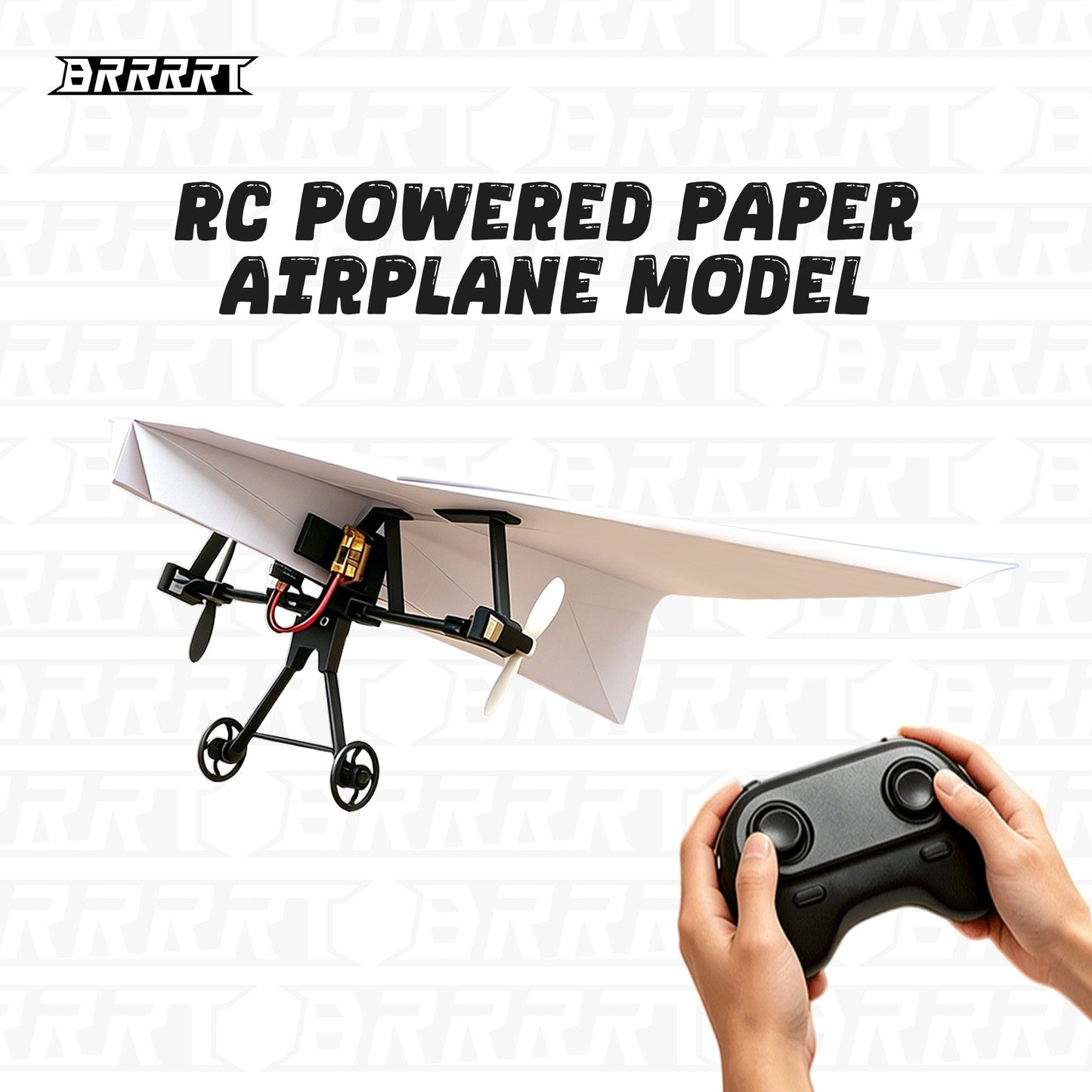 Avorone Remote Control Paper Airplane